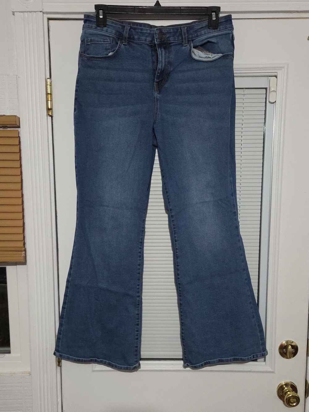 Falls Creek Women's Blue Flare Jeans - Classic Medium Wash